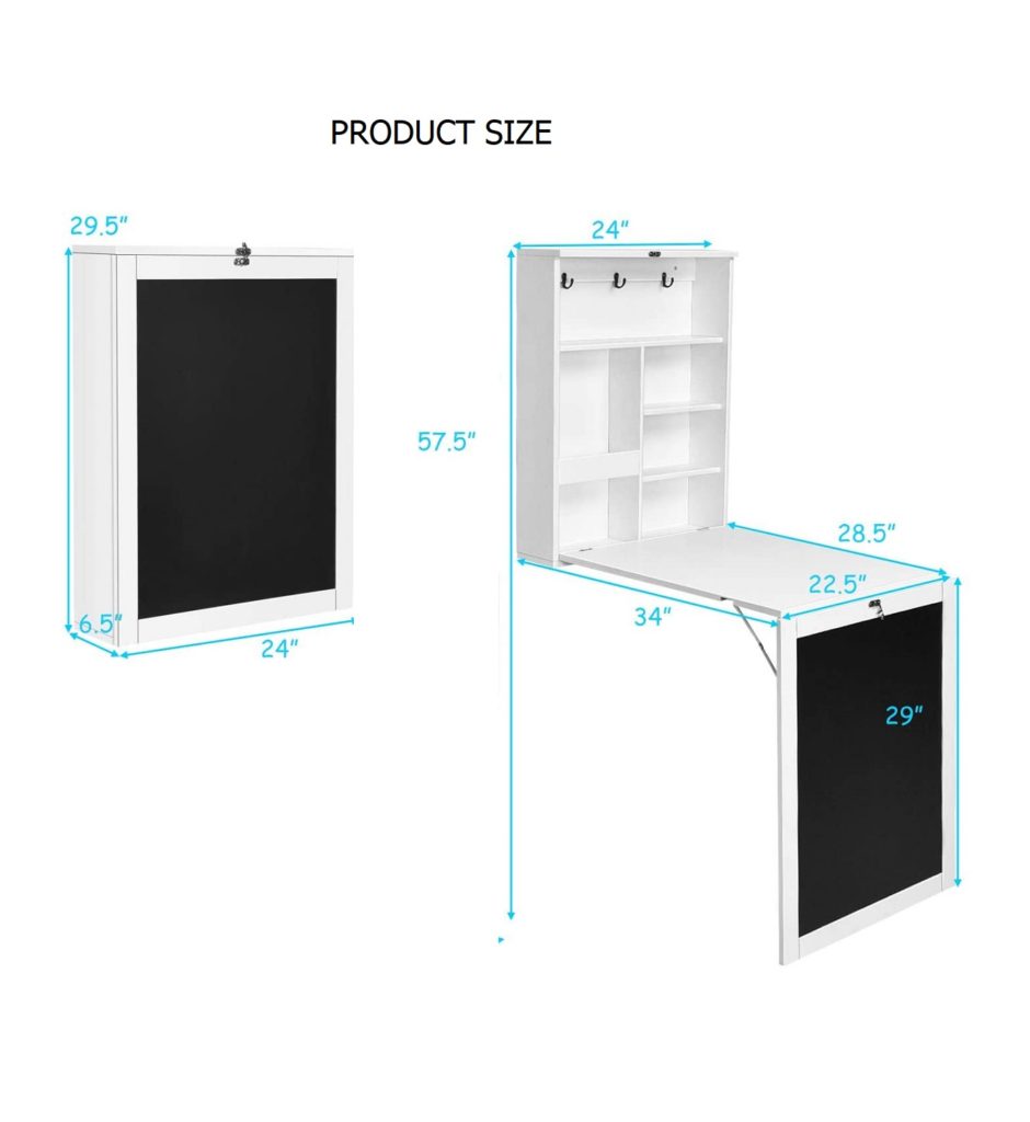 Space Saving Wall Mounted Foldable Tables – yl first pte ltd